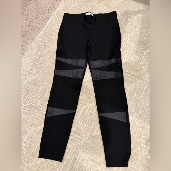 Vince Camuto Pants - Tera by Vince Camuto Black Leggings with Branded Waistband